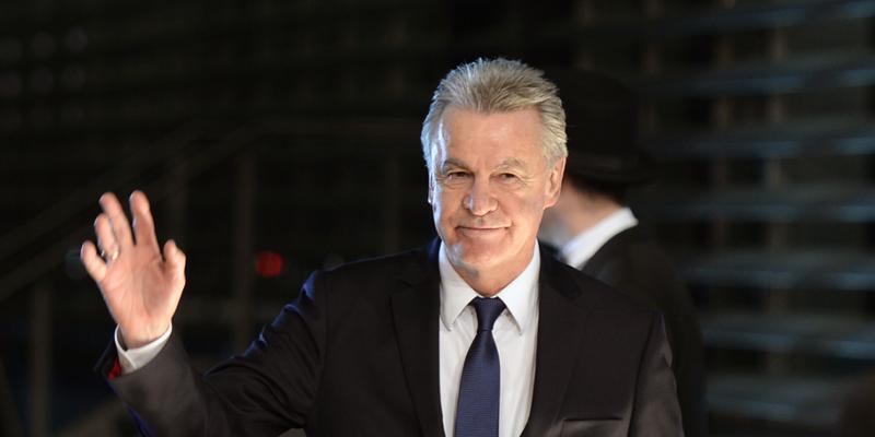 Ottmar Hitzfeld bedankt sich für die Auszeichnung