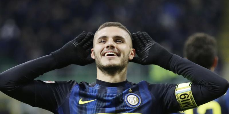Mauro Icardi traf für Inter doppelt Mauro Icardi traf für Inter doppelt