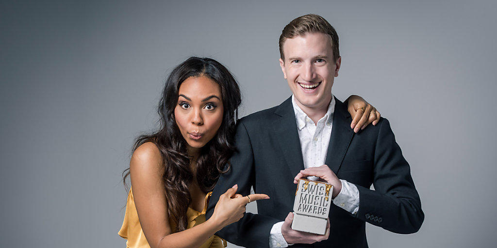 Frischer Wind an den Swiss Music Awards: Alexandra Maurer und Stefan Büsser sind die neuen Moderatoren der Musikpreisverleihung. (Pressebild) Frischer Wind an den Swiss Music Awards: Alexandra Maurer und Stefan Büsser sind die neuen Moderatoren der Musikpreisverleihung. (Pressebild)