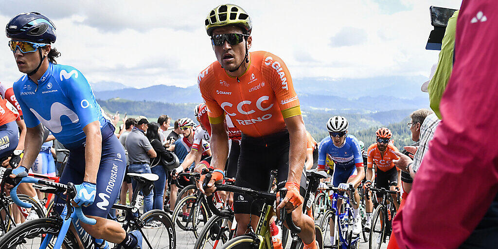 Greg van Avermaet (oranges Trikot), im Bild während der Tour de Suisse diesen Sommer, gewann in Montreal das erste World-Tour-Rennen seit über zwei Jahren
