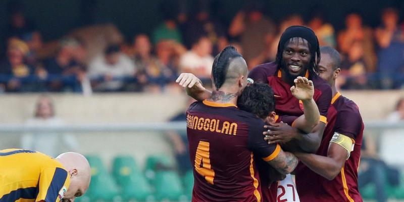 Römer Jubel nach dem Ausgleich von Florenzi