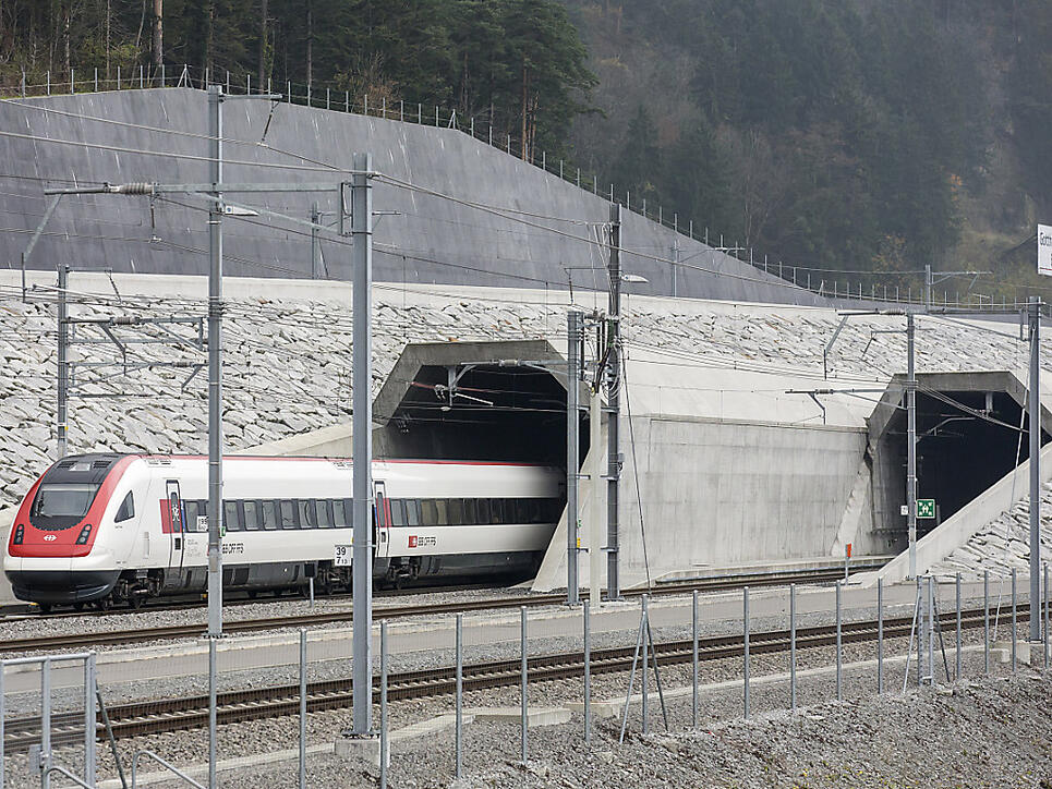 Das Gotthard-Basistunnel-Projekt ist mit dem Europäischen Bahn-Award 2018 ausgezeichnet worden. (Archiv)
