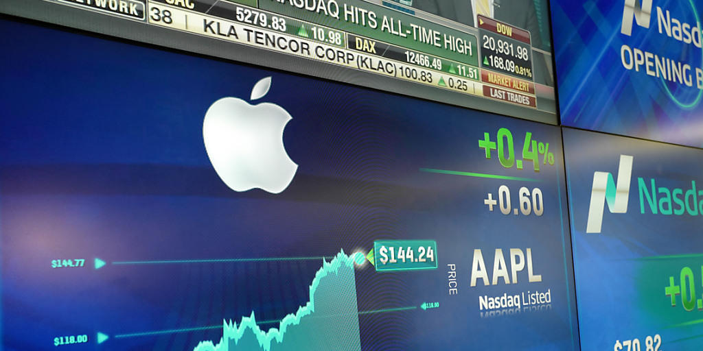 Apple knackt an der Börse einen weiteren Rekord und ist jetzt 800 Milliarden Dollar wert. (Archivbild)