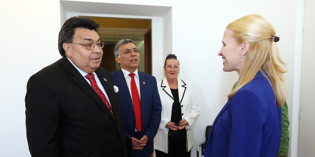Besuch Venezulanischer Aussenminister fuer Europa