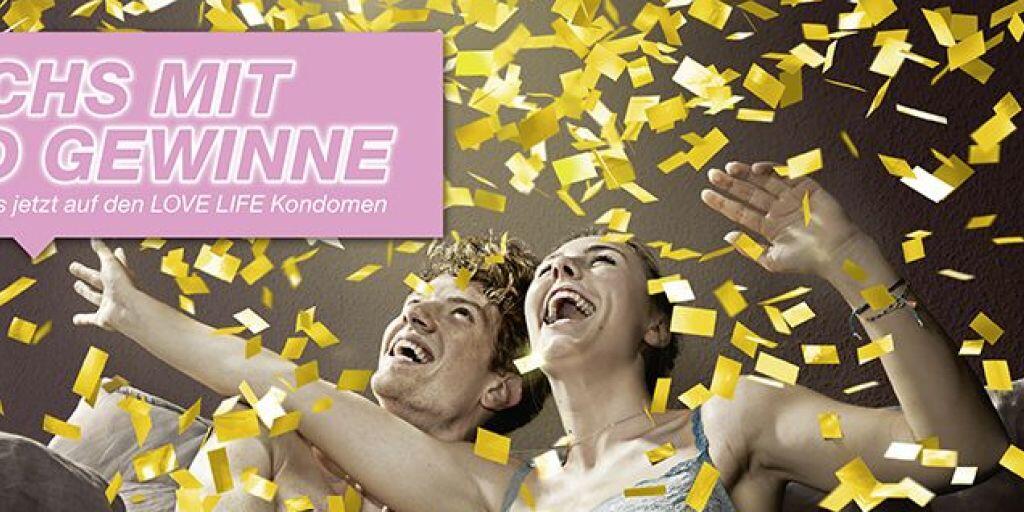 Fast eine halbe Million Kondome und Gewinnlose werden bis im Herbst als Begleitaktion der neuen Kampagne verteilt.