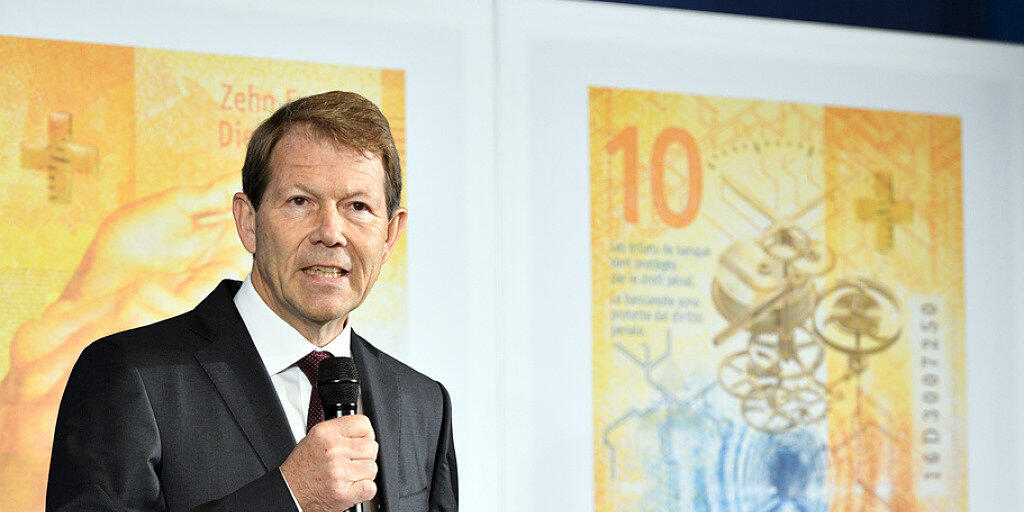 Fritz Zurbrügg, Vizepräsident des SNB-Direktoriums, hat im Herbst 2017 die 10-Franken-Note präsentiert. (Archiv)