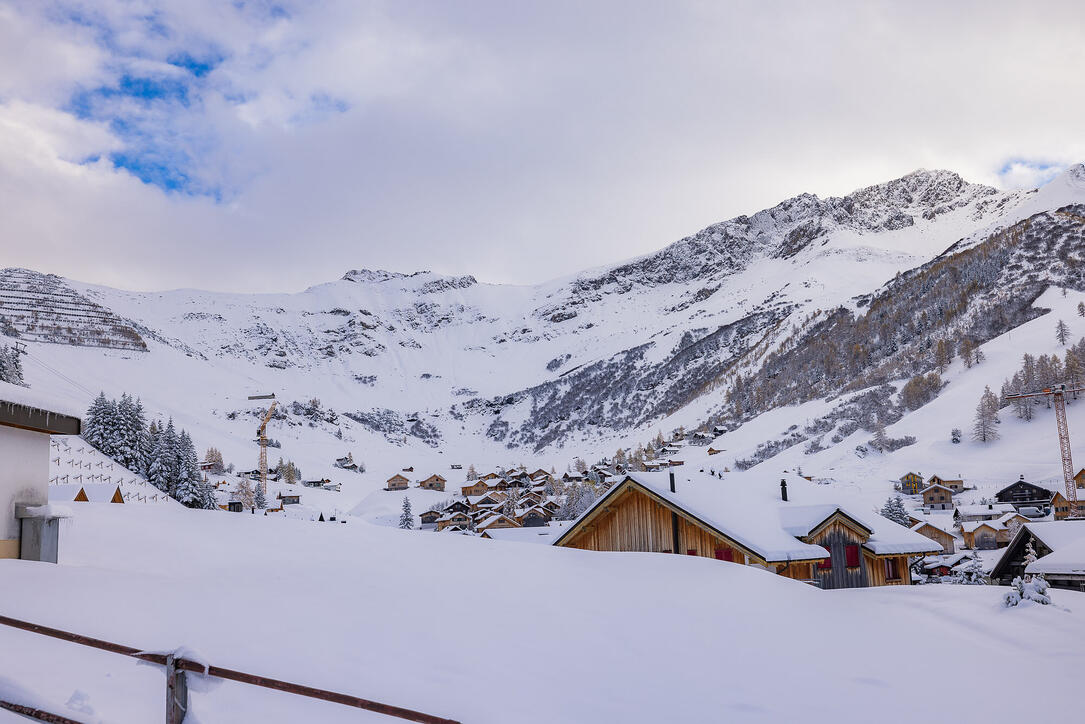 Der erste Schnee in Malbun und Steg