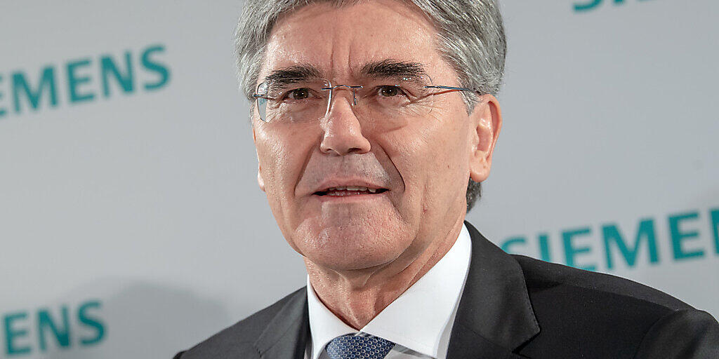 Siemens-Chef Joe Kaeser muss im zweiten Quartal einen Gewinneinbruch verkünden und die Prognose für das Gesamtjahr zurückziehen. (Archivbild) Siemens-Chef Joe Kaeser muss im zweiten Quartal einen Gewinneinbruch verkünden und die Prognose für das Gesamtjahr zurückziehen. (Archivbild)