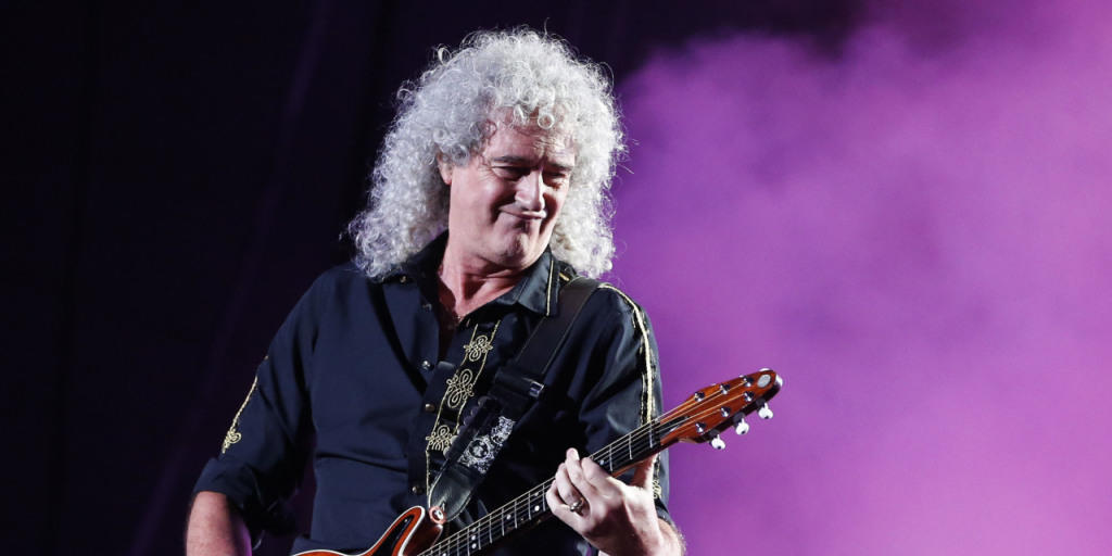 Brian May - hier letzte Woche am Rock in Rio Music Festival - wird heute 70. (Archivbild)
