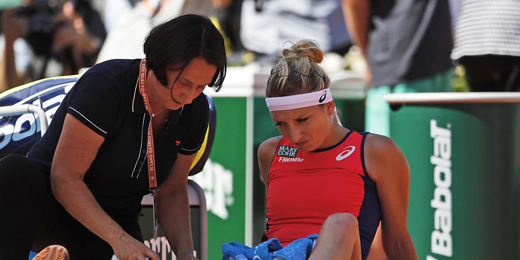 Timea Bacsinszky hat erneut mit Verletzungspech zu kämpfen (Archiv) Timea Bacsinszky hat erneut mit Verletzungspech zu kämpfen (Archiv)