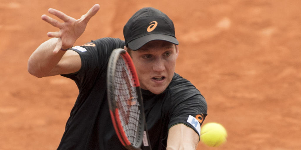 Wie vor einem Jahr in Gstaad in der 1. Runde gescheitert: der Genfer Davis-Cup-Spieler Antoine Bellier
