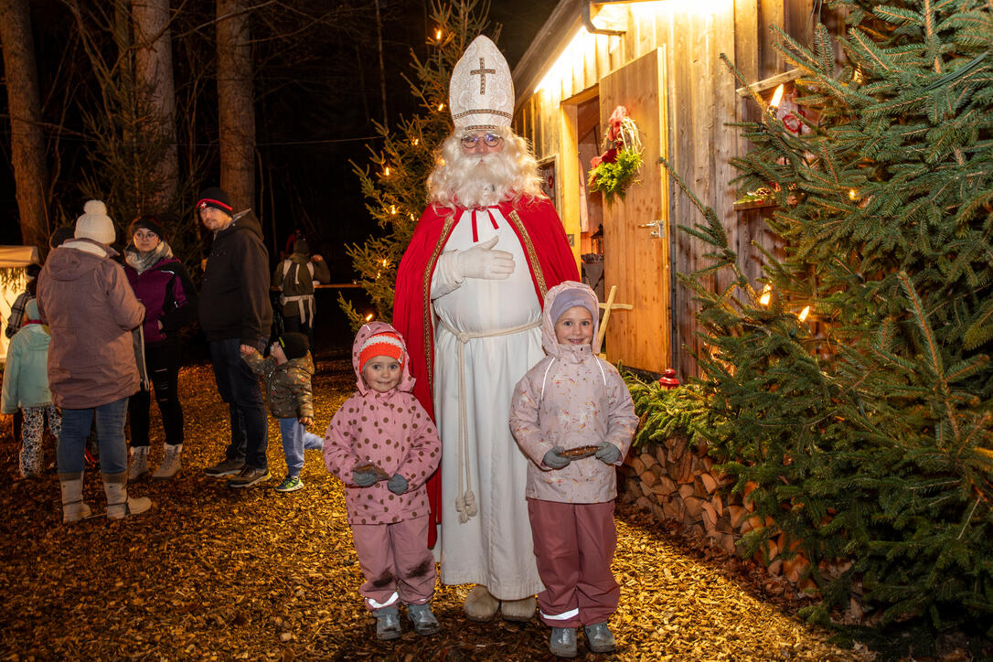 Nikolaus im Walde, Schellenberg (07.12.2024)