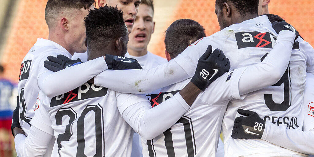 Zürcher Jubel nach dem Penaltytor von Antonio Marchesano