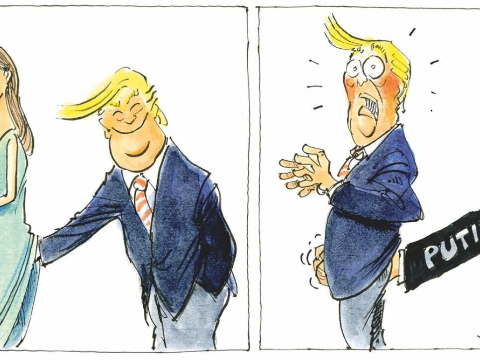 Mit dieser Karikatur hat der "Tages-Anzeiger"-Zeichner Felix Schaad den "Nebelspalter"-Publikumspreis gewonnen. (zVg)