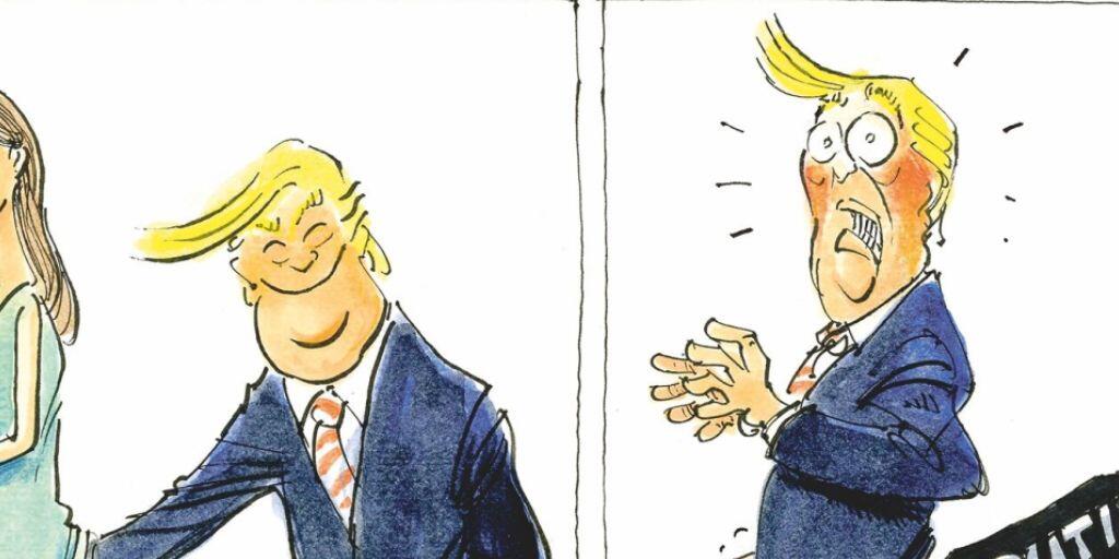 Mit dieser Karikatur hat der "Tages-Anzeiger"-Zeichner Felix Schaad den "Nebelspalter"-Publikumspreis gewonnen. (zVg)