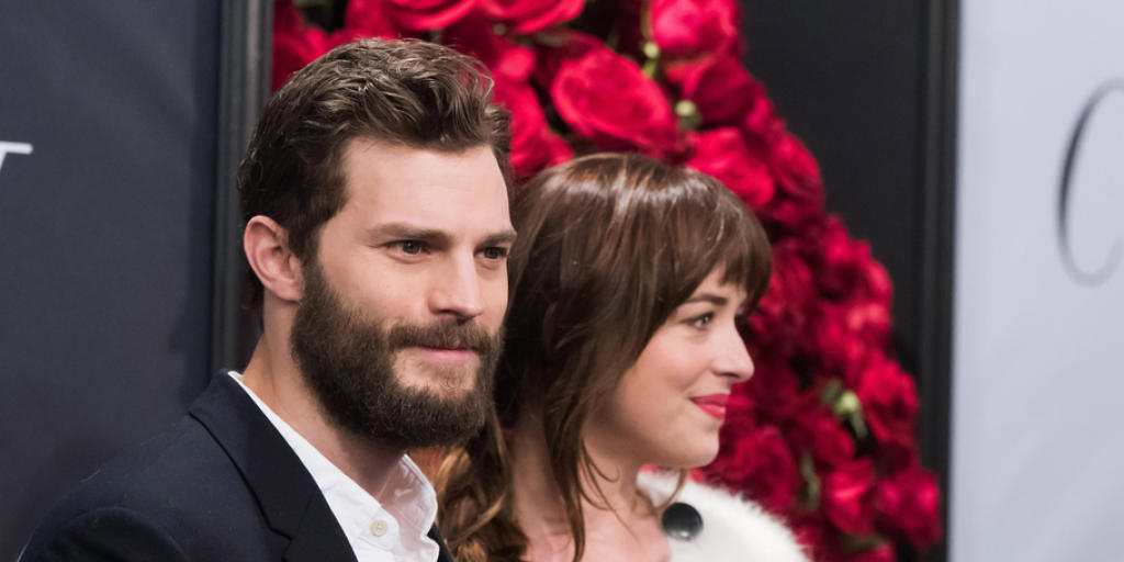 "Fifty Shades of Grey" ist der Abräumer in Gänsefüsschen: Hauptdarsteller Jamie Dornan und Dakota Johnson sind je für eine "Goldene Himbeere" nominiert - der Erotikstreifen könnte ganze sechs Schmähtrophäen einsacken (Archiv).