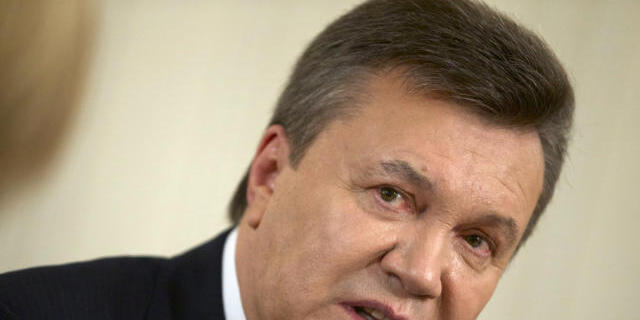 Janukowitsch im April bei einem Interview in Russland (Archiv)