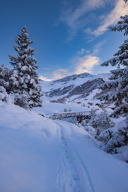 Der erste Schnee in Malbun und Steg