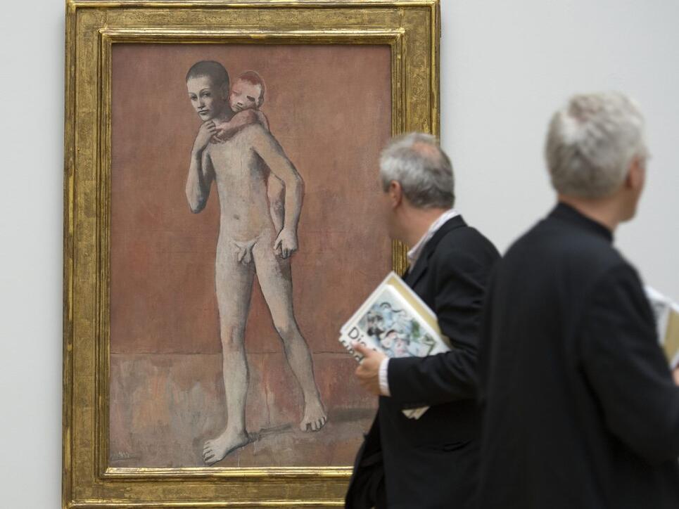 "Les deux frères" von Pablo Picasso von 1906: eines der sieben Werke des Künstlers im Kunstmuseum Basel. Das Museum beleuchtet die legendären Ereignisse rund um den Erwerb dieser Werke in einer neuen Ausstellung. (Archivbild)
