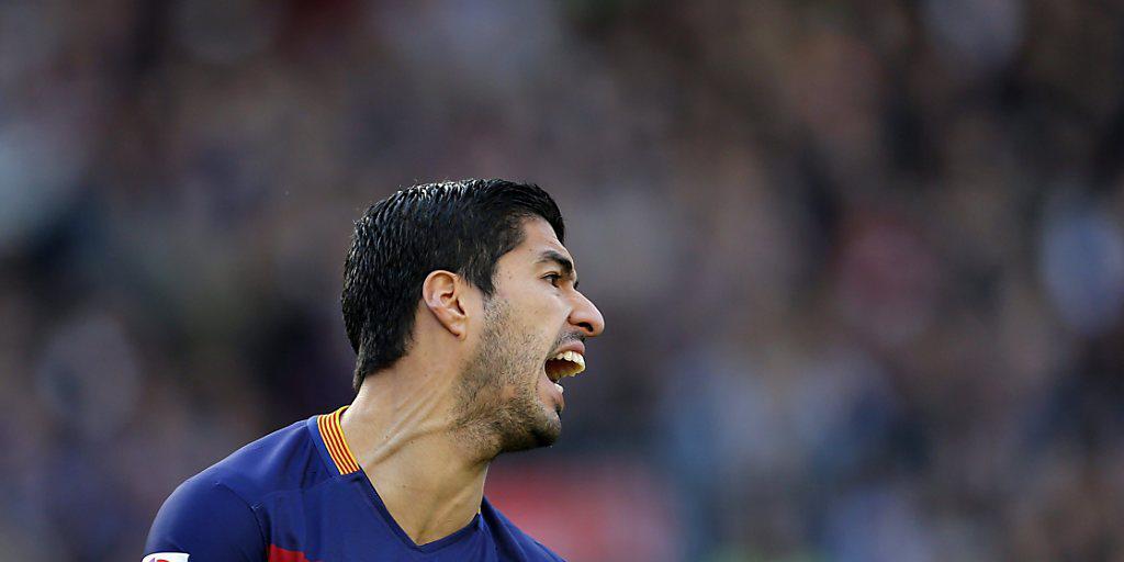 Luis Suarez muss wochenlang pausieren