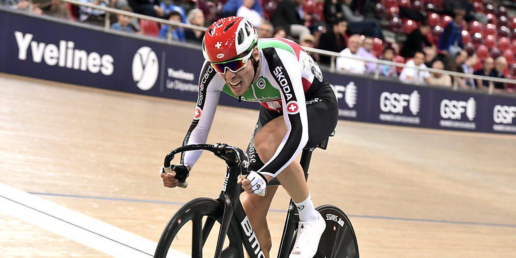 Gaël Suter verpasste die WM-Medaille um einige Meter (Archivbild)