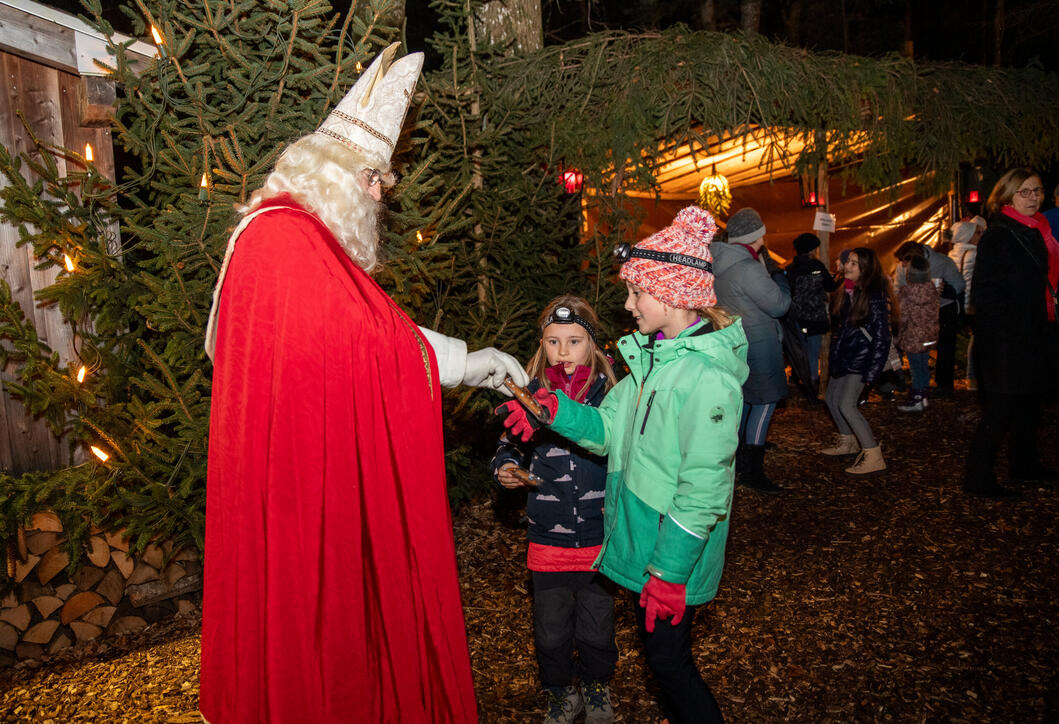 Nikolaus im Walde, Schellenberg (07.12.2024)