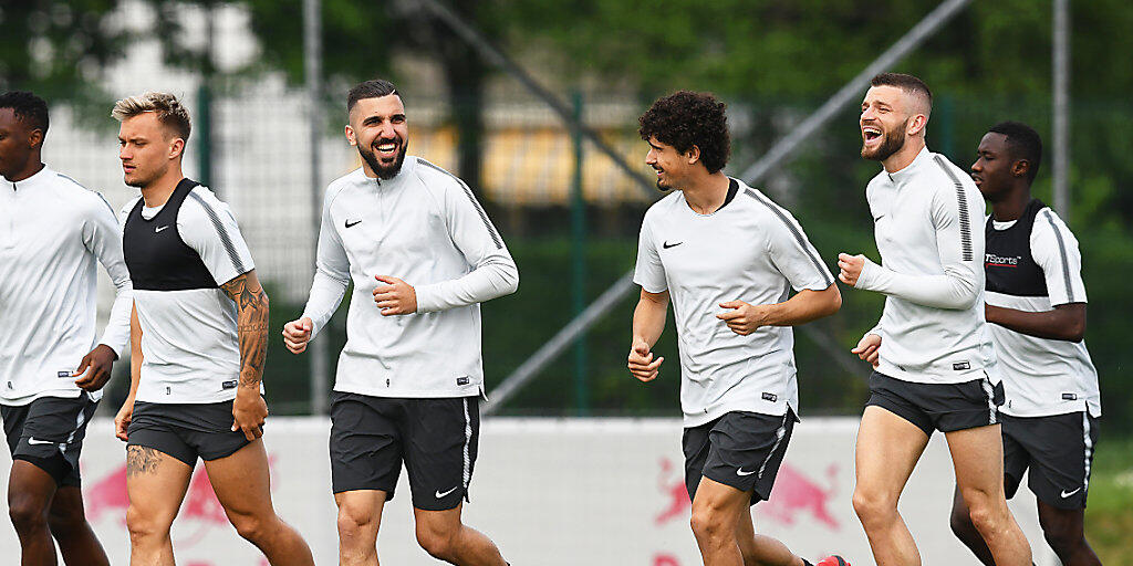 Die Salzburger bereiten sich auf das Rückspiel gegen Marseille vor