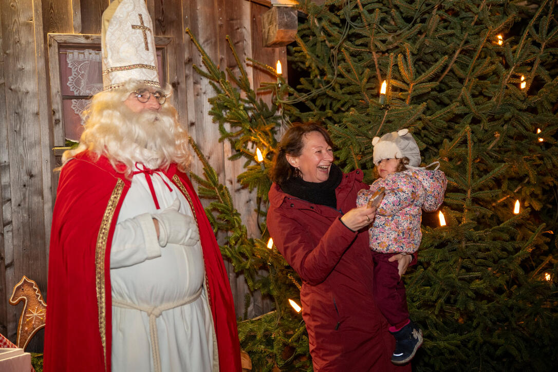 Nikolaus im Walde, Schellenberg (07.12.2024)