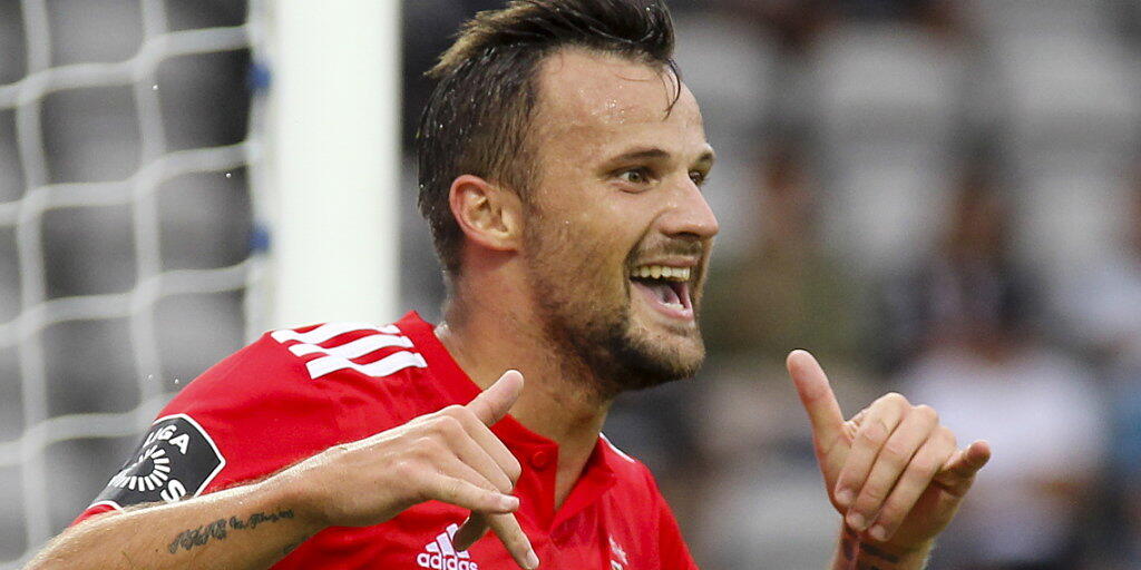 Endlich mal wieder jubeln: Haris Seferovic trifft für Benfica Lissabon