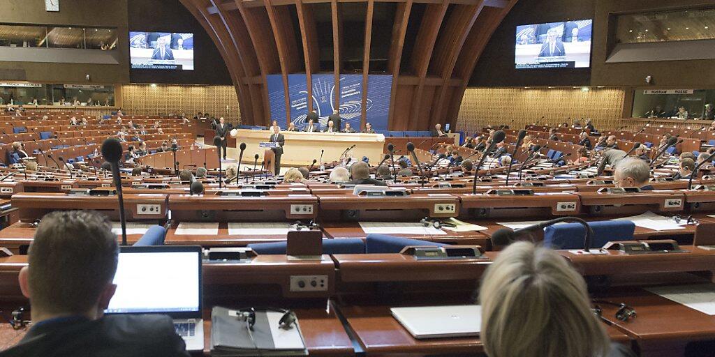 Plenarsaal des Europarates in Strassburg. (Archivbild)