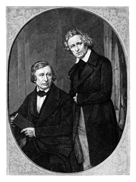 Brothers William and Jacob Grimm