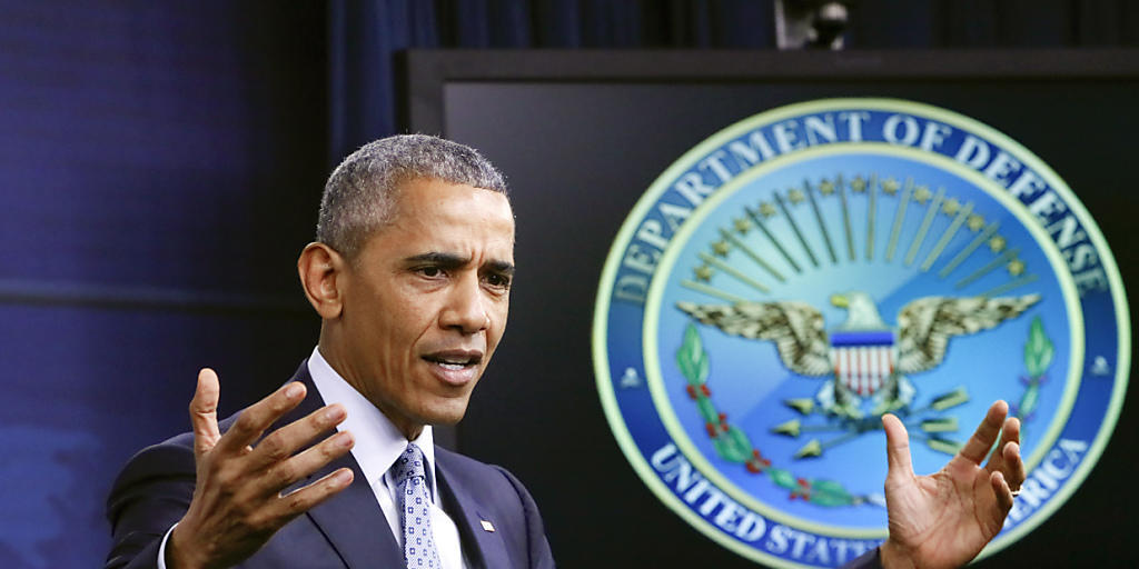 Barack Obama bei seinem Auftritt vor der Presse: Der Kampf gegen die IS-Extremisten kommt voran, dennoch sind nach seiner Einschätzung weitere Anschläge möglich.