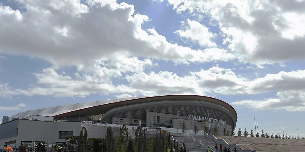 Aussenansicht der neuen Heimstätte von Atlético Madrid: das neue Stadion   "Wanda Metropolitano"
