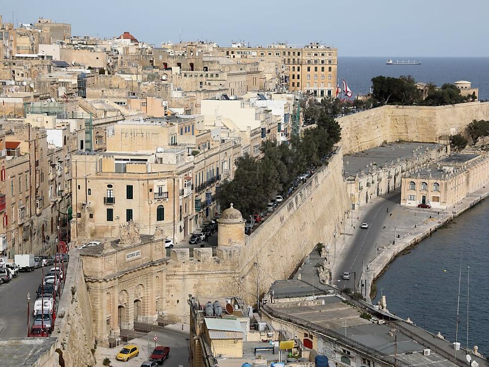 Kleinste Hauptstadt in der EU: Valletta auf Malta - dieses Jahr ausserdem Europäische Kulturhauptstadt.