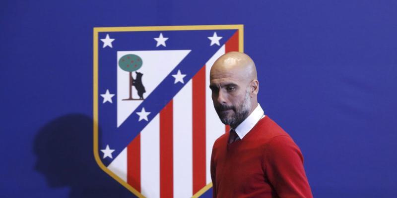 Der spanische Trainer Pep Guardiola gastiert mit Bayern München in den Halbfinals der Champions League bei Atletico Madrid
