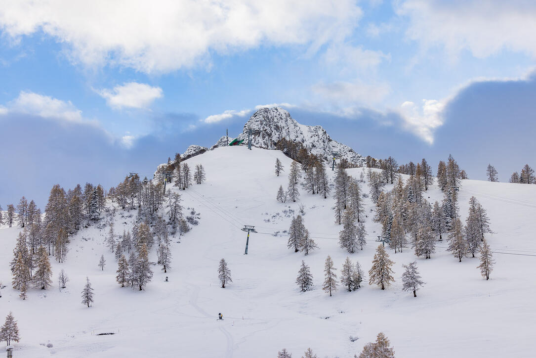 Der erste Schnee in Malbun und Steg