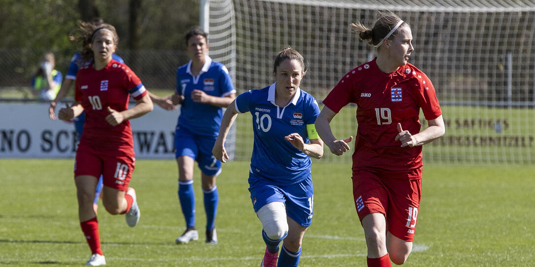 Frauen L&auml;nderspiel LIE - LUX