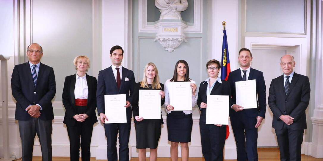 Diplomvergabe Rechstanwaltskammer Liechtenstein