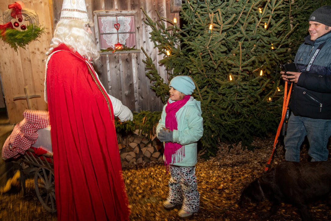 Nikolaus im Walde, Schellenberg (07.12.2024)