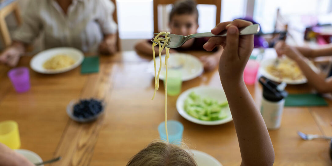 TAGESFAMILIE, GFZ, STIFTUNG GFZ, KINDERBETREUUNG, KINDERTAGESBETREUUNG, BETREUUNG, KINDERTAGESPFLEGE, ZUHAUSE, ZU HAUSE, WOHNUNG, MITTAGESSEN, MITTAG ESSEN, ZMITTAG, ESSEN, MITTAGSTISCH, ESSTISCH, ESSZIMMER, TAGESMUTTER, KINDERTAGESPFLEGEPERSON, KINDER,