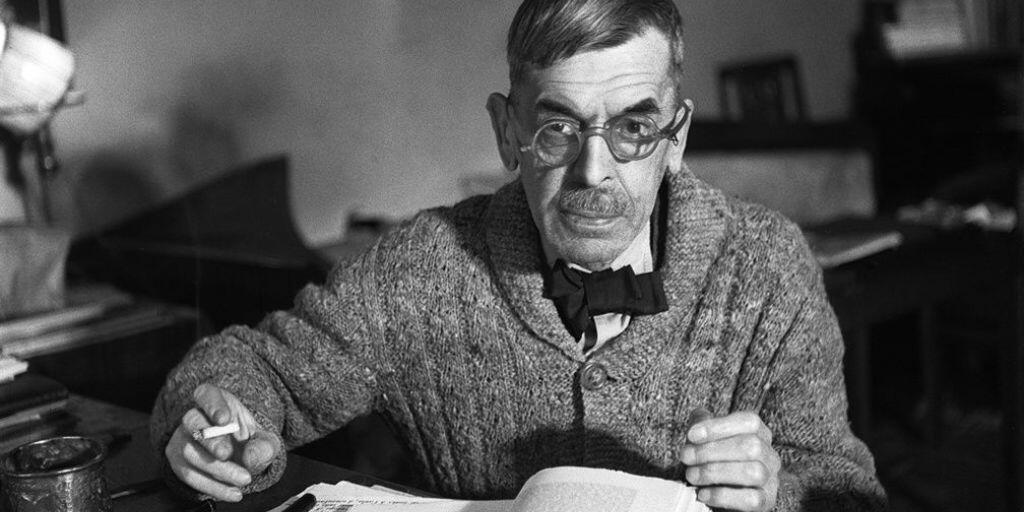 Der Schweizer Schriftsteller Charles Ferdinand Ramuz an seinem Arbeitsplatz in Pully bei Lausanne, aufgenommen am 15. Dezember 1945. (Archiv) Der Schweizer Schriftsteller Charles Ferdinand Ramuz an seinem Arbeitsplatz in Pully bei Lausanne, aufgenommen am 15. Dezember 1945. (Archiv)
