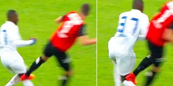 Sandro Wiesers Brutalo-Foul an FCZ-Spieler Gilles Yapi.
