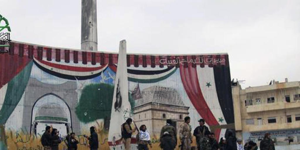 Rebellenkämpfer von Ahrar al-Sham feiern die Einnahme der Stadt Idlib. Die Gruppe ist gegen die vereinbarte Waffenruhe in Syrien. (Archivbild) Rebellenkämpfer von Ahrar al-Sham feiern die Einnahme der Stadt Idlib. Die Gruppe ist gegen die vereinbarte Waffenruhe in Syrien. (Archivbild)