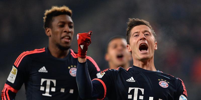 Doppelpack: Robert Lewandowski schoss beide Bayern-Tore