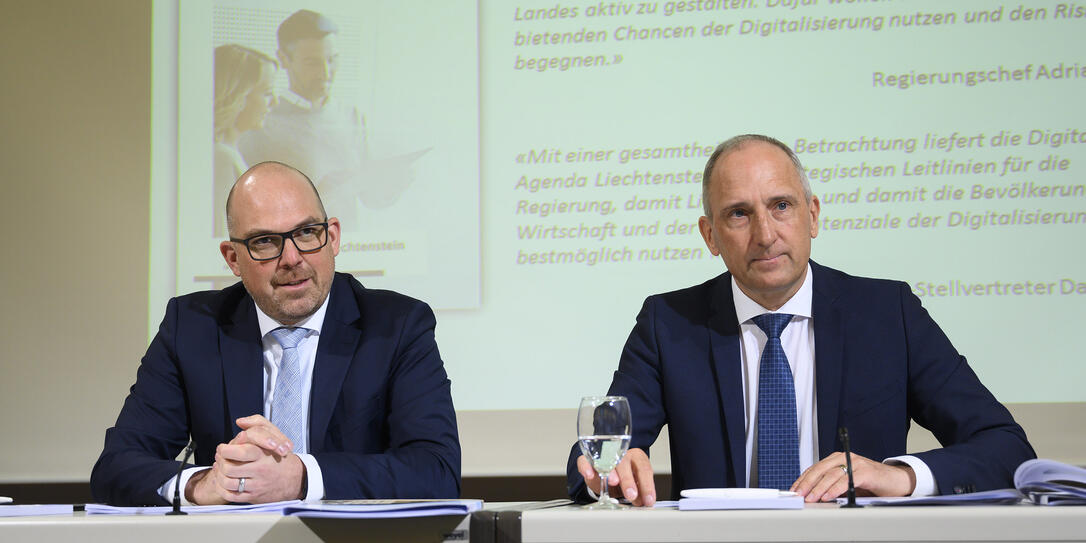 Medienorientierung Vorstellung Digitale Agenda Liechtenstein