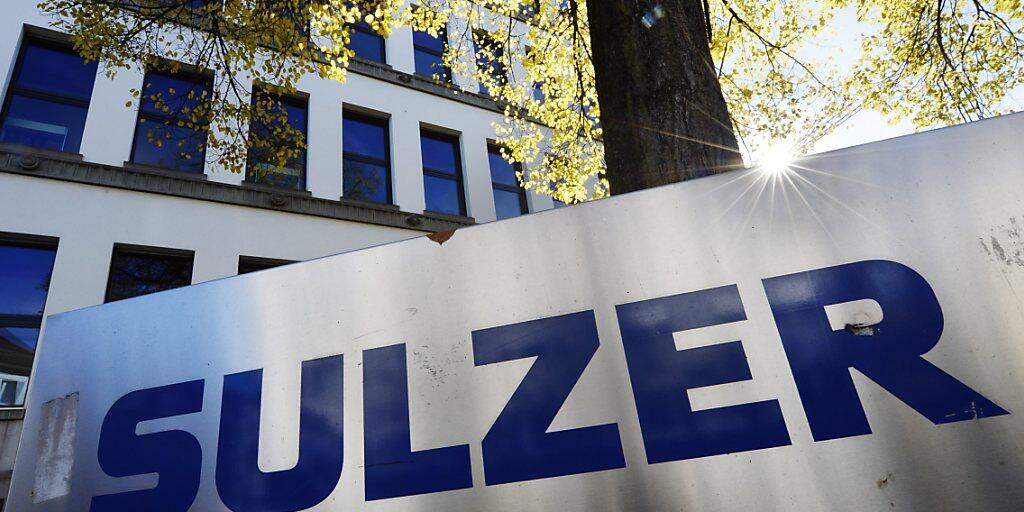 Sulzer rechnet mit deutlich tieferem Semestergewinn. (Archiv)