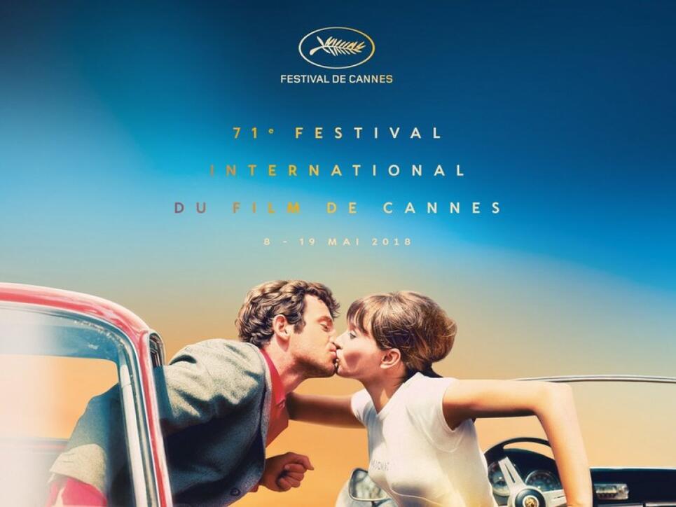 Das offizielle Poster der 71. Internationalen Filmfestspiele Cannes zeigt eine Filmszene aus Jean-Luc Godards "Pierrot le fou" (1965). 2018 ist der schweizerisch-französische Regisseur wiederum im Wettbewerb vertreten, wie die Festivalleitung am Donnerstag bekannt gab.